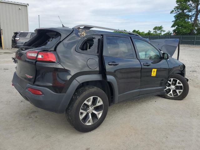 Vin: 1c4pjmbb2ew173458, lot: 56146355, jeep cherokee trailhawk 20143