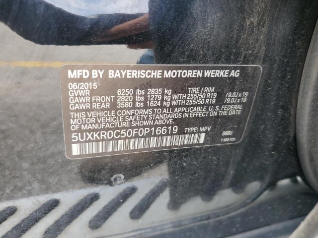 2015 BMW X5 XDRIVE3 5UXKR0C50F0P16619