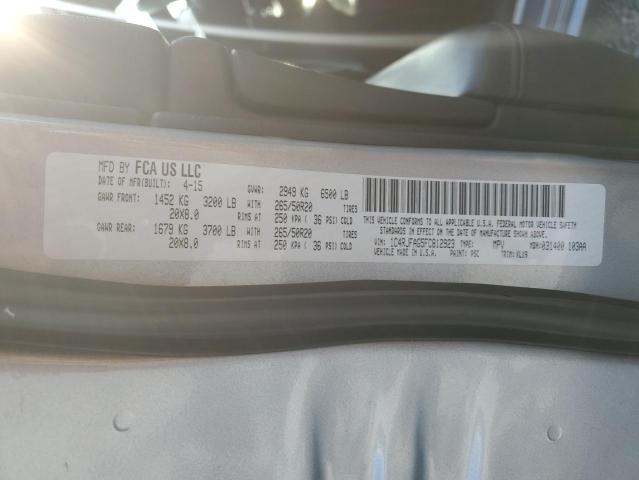 2015 JEEP GRAND CHER - 1C4RJFAG5FC812923