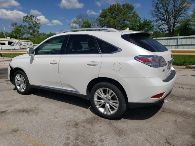 LEXUS RX 450H 2011 white  hybrid engine JTJBC1BA3B2420951 photo #3