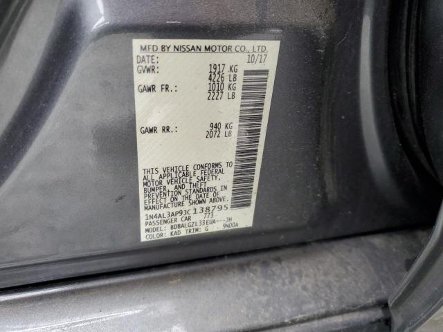 2018 NISSAN ALTIMA 2.5 - 1N4AL3AP9JC138795