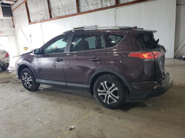 TOYOTA RAV4 LE 2017 burgundy  gas 2T3ZFREV0HW352436 photo #3