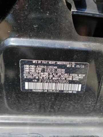 2015 SUBARU IMPREZA SP JF1GPAY67FH289855
