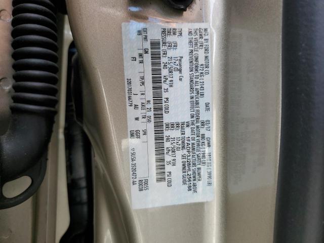 2017 FORD FOCUS TITA - 1FADP3J28HL256188