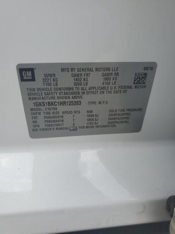 2017 GMC YUKON SLT - 1GKS1BKC1HR125383