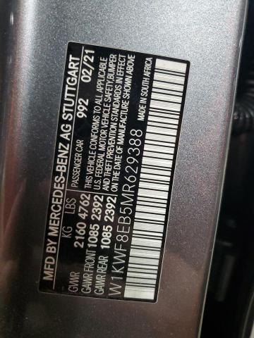 2021 MERCEDES-BENZ C 300 4MAT W1KWF8EB5MR629388