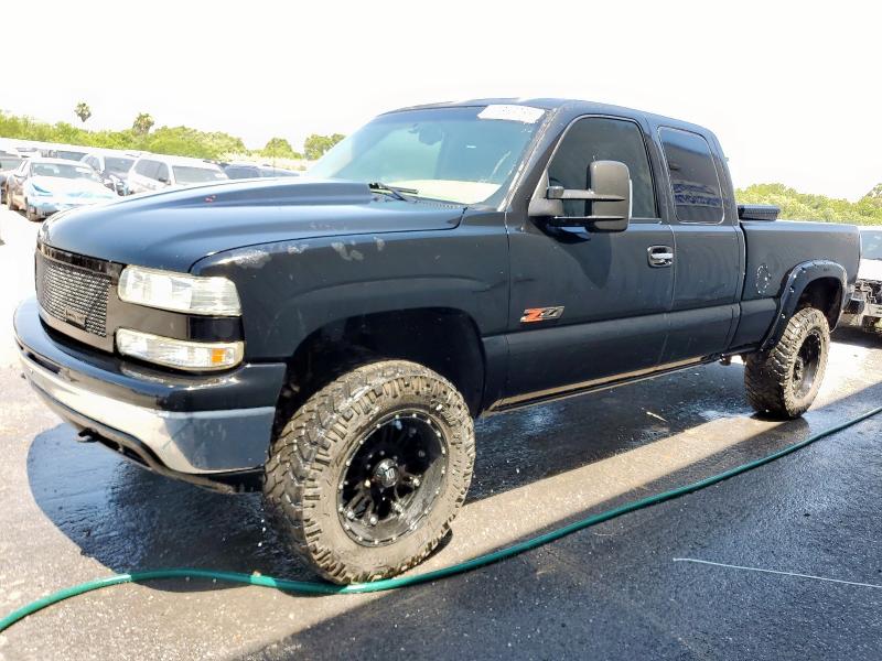 CHEVROLET SILVERADO 2002 black 4dr ext gas 1GCEK19T12Z257038 photo #1