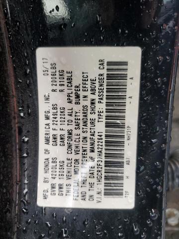 2017 HONDA ACCORD LX - 1HGCR2F37HA222641