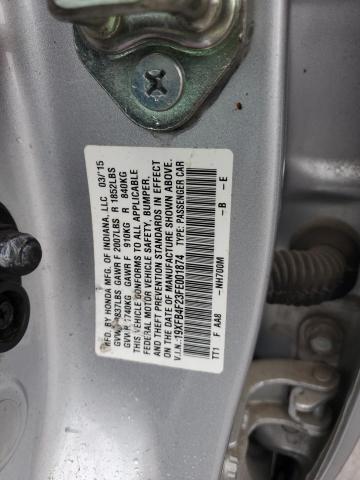 2015 HONDA CIVIC HYBR 19XFB4F23FE001874