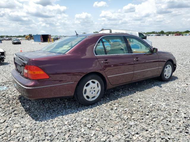 LEXUS LS 430 2001 maroon  gas JTHBN30F410026620 photo #4