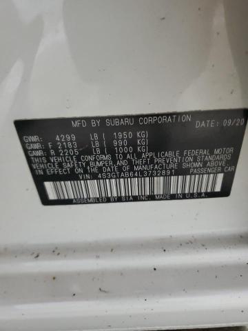 2020 SUBARU IMPREZA 4S3GTAB64L3732891