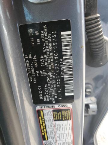 2022 KIA K5 LXS - 5XXG14J22NG139751
