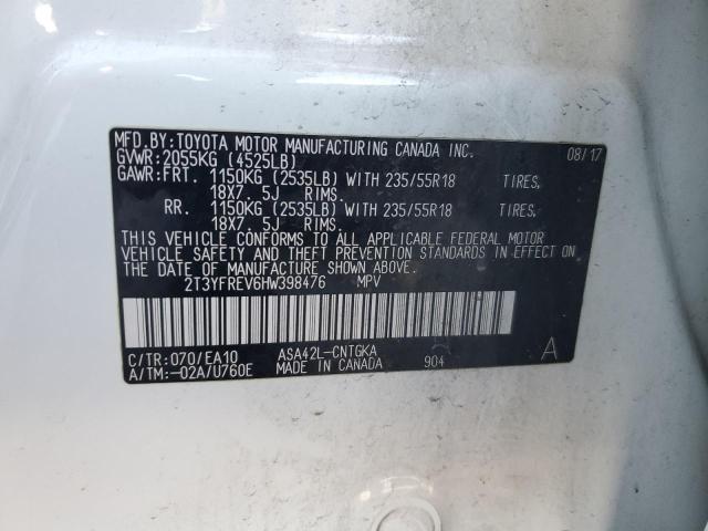 2017 TOYOTA RAV4 LIMIT - 2T3YFREV6HW398476