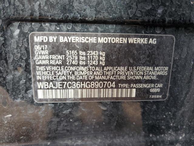2017 BMW 540 XI WBAJE7C36HG890704