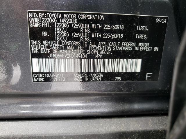 2024 TOYOTA RAV4 LIMIT - JTMD6RFV2RD149104