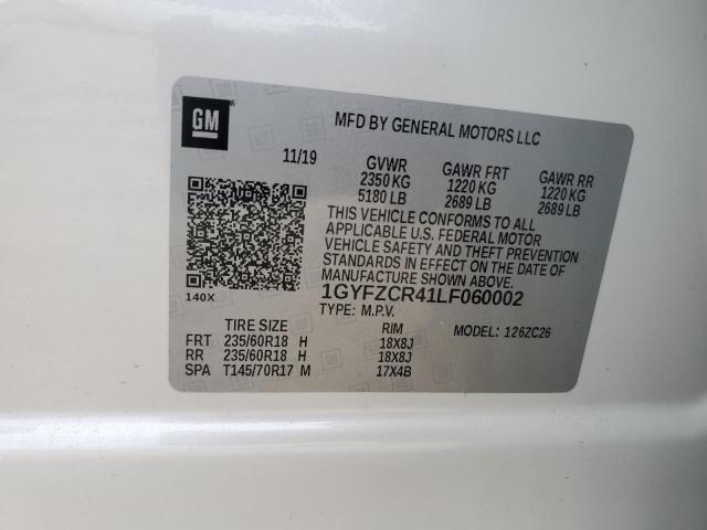 2020 CADILLAC XT4 PREMIU - 1GYFZCR41LF060002