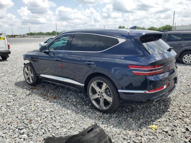 GENESIS GV80 BASE 2022 blue  gas KMUHCESC8NU100536 photo #3