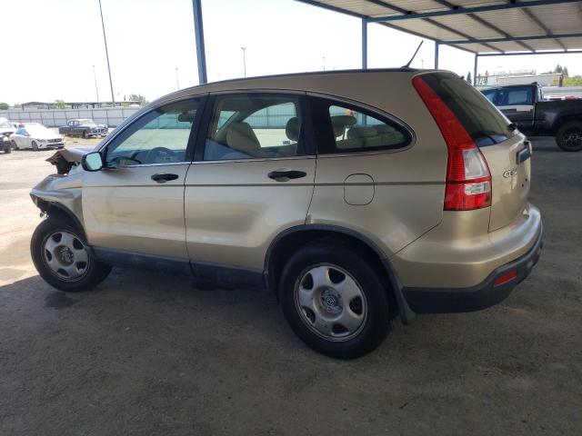 HONDA CR-V LX 2009 gold  gas 5J6RE38349L016555 photo #3