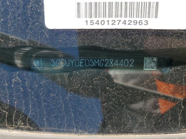 2021 CHEVROLET SILVERADO - 3GCUYDED3MG284402