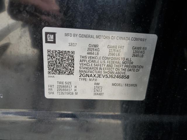 2018 CHEVROLET EQUINOX LT - 2GNAXJEV5J6246858