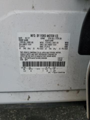 2017 FORD EDGE SPORT 2FMPK4AP2HBC08088