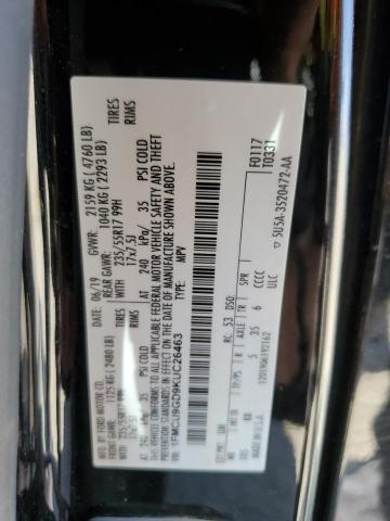 2019 FORD ESCAPE SE 1FMCU9GD9KUC26463