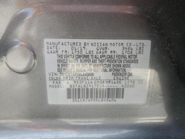 2019 NISSAN VERSA S - 3N1CN7AP2KL845606