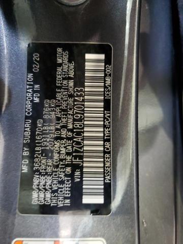 2020 SUBARU BRZ LIMITE JF1ZCAC18L9701433