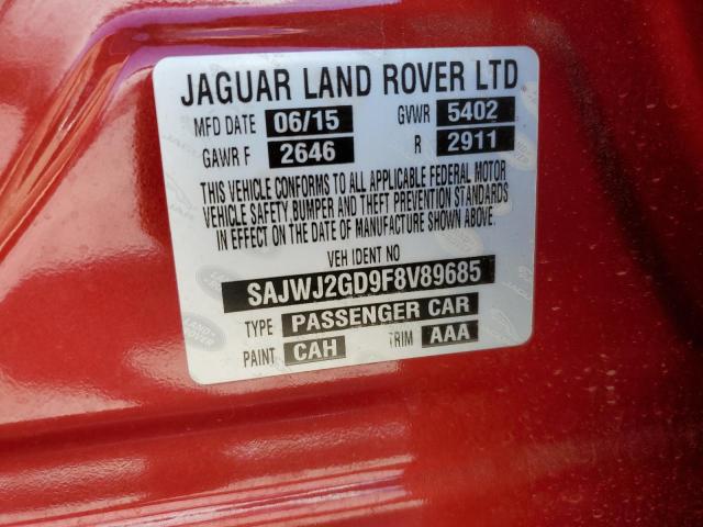 2015 JAGUAR XJL PORTFO SAJWJ2GD9F8V89685