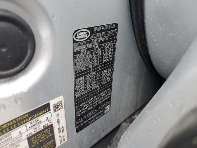 2020 LAND ROVER RANGE ROVE - SALYU2EE3LA256194