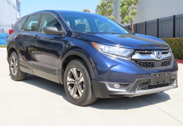 HONDA CR-V LX 2018 blue  gas 2HKRW5H31JH419531 photo #1
