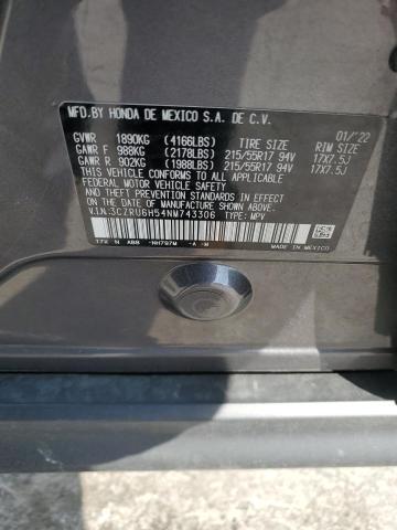 2022 HONDA HR-V EX - 3CZRU6H54NM743306