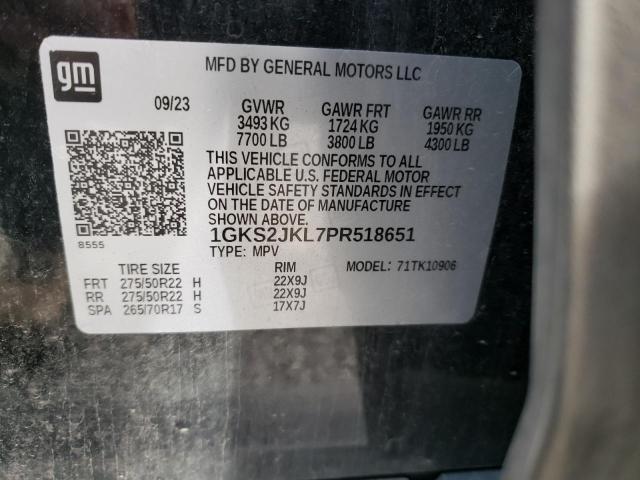2023 GMC YUKON XL D - 1GKS2JKL7PR518651
