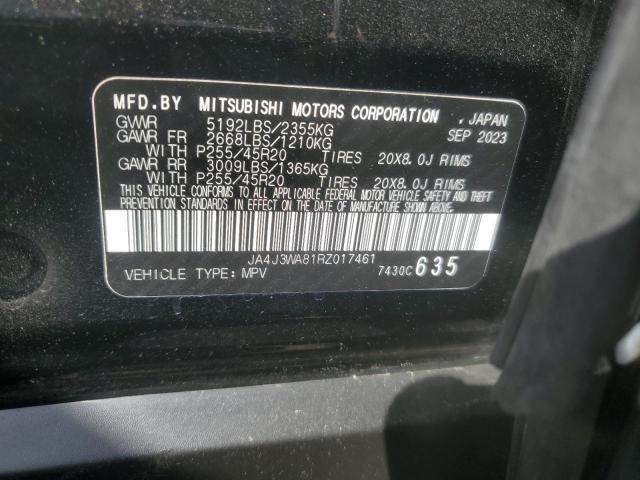 2024 MITSUBISHI OUTLANDER - JA4J3WA81RZ017461