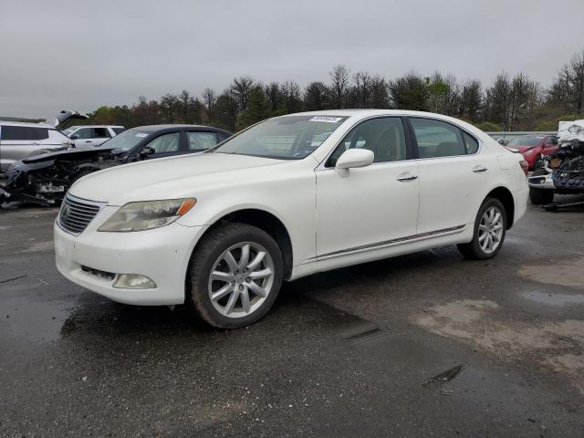 LEXUS LS 600HL 2008 white  Hybrid JTHDU46F385000337 photo #1