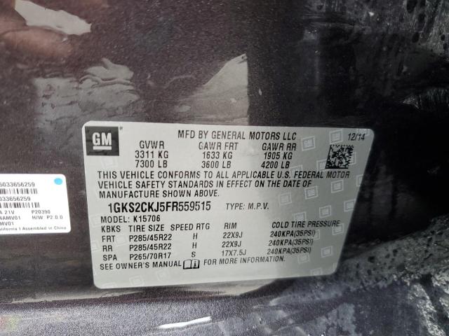 2015 GMC YUKON DENA 1GKS2CKJ5FR559515