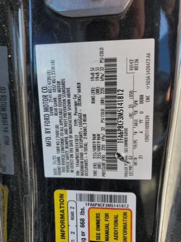 2021 FORD MUSTANG GT - 1FA6P8CF3M5141812