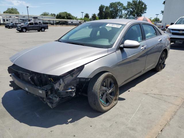 Vin: kmhlm4ajxpu088909, lot: 57361745, hyundai elantra blue 2023 img_1