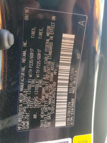 2017 TOYOTA SIENNA XLE - 5TDYZ3DC3HS782169