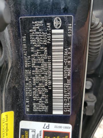 2015 TOYOTA CAMRY LE - 4T1BF1FK0FU890115