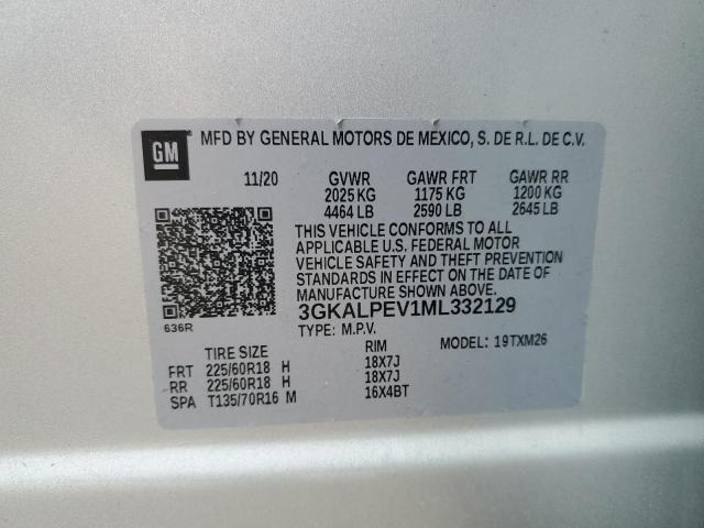 2021 GMC TERRAIN SL 3GKALPEV1ML332129