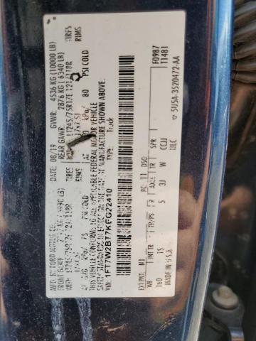 2019 FORD F250 SUPER - 1FT7W2BT7KEG22410