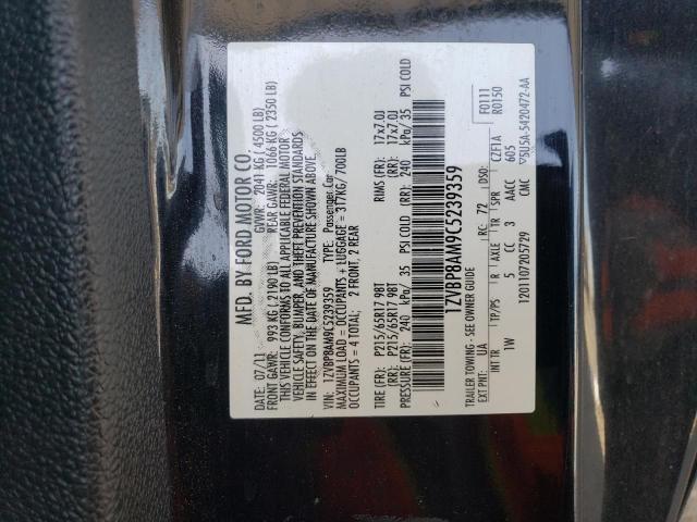 2012 FORD MUSTANG - 1ZVBP8AM9C5239359