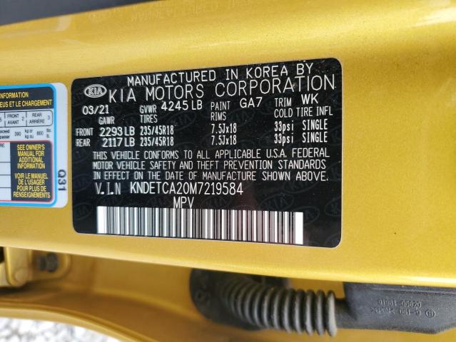 2021 KIA SELTOS KNDETCA20M7219584