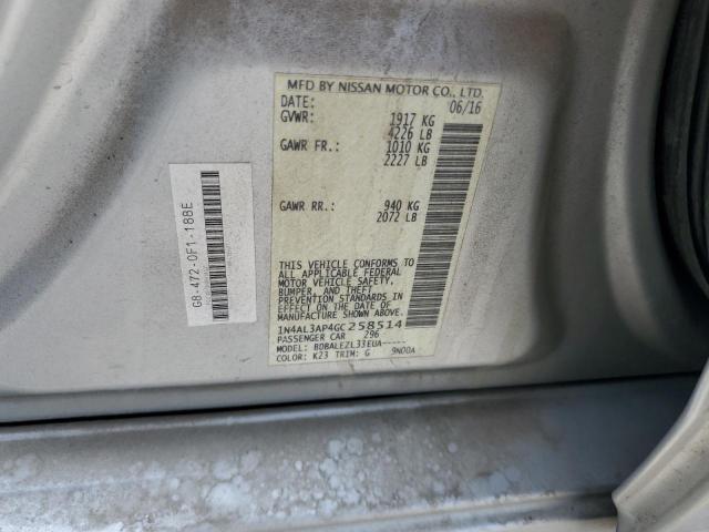 2016 NISSAN ALTIMA 2.5 - 1N4AL3AP4GC258514