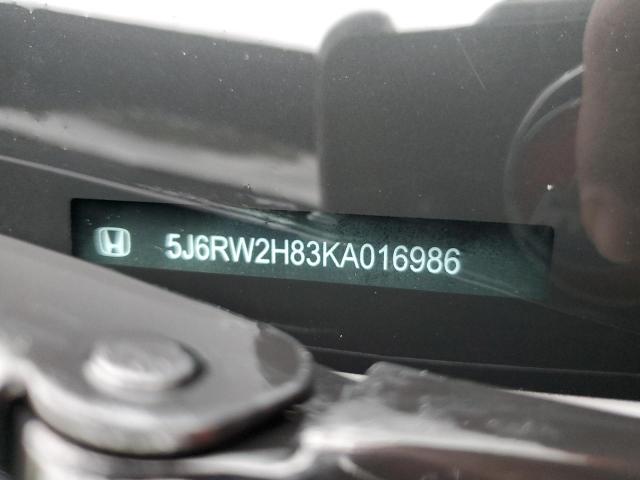 2019 HONDA CR-V EXL - 5J6RW2H83KA016986