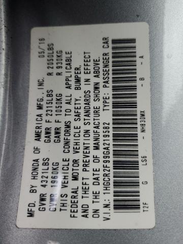 2016 HONDA ACCORD EXL 1HGCR2F99GA219582