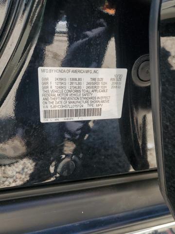 2020 ACURA MDX TECHNO 5J8YD3H57LL015124