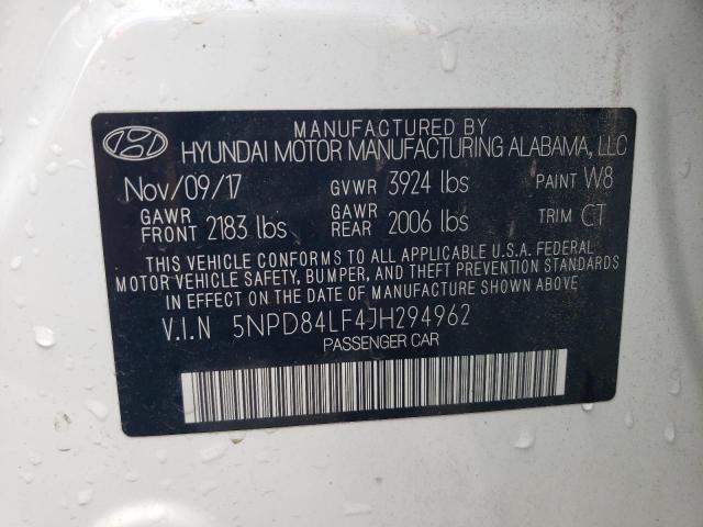 2018 HYUNDAI ELANTRA SE - 5NPD84LF4JH294962