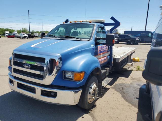 FORD F650 SUPER 2011 blue conventi diesel 3FRWF6FC3BV621825 photo #1